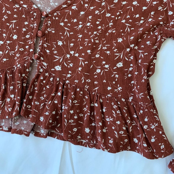 LA Hearts Cropped Long Sleeve Top - Picture 3 of 5